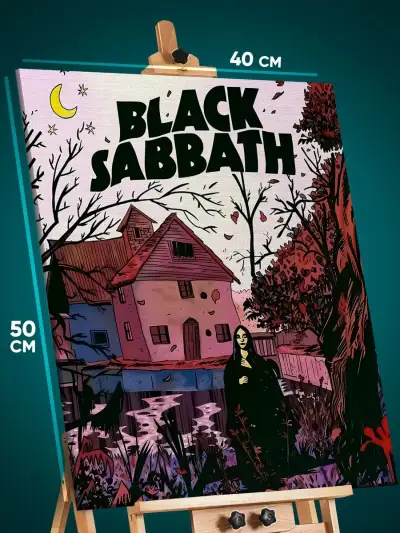 Картина на стену Музыка рок Black SABBath 40x50