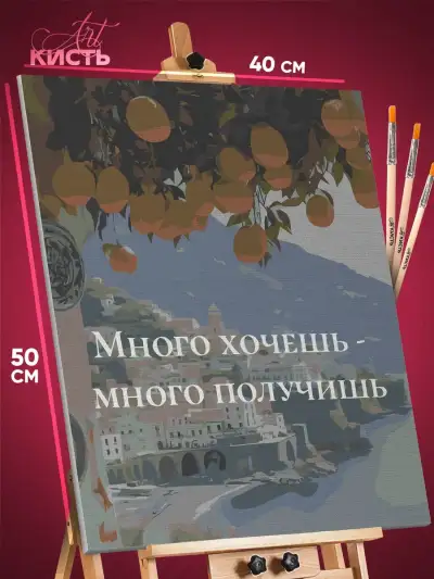 Картина по номерам Мотивация 40x50