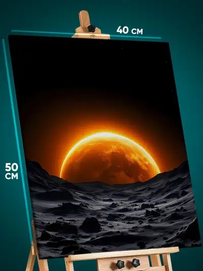 Картина на стену Космос планета 40x50