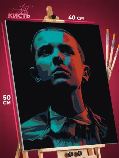 Картина по номерам Сериалы Кино Очень странные дела 40x50