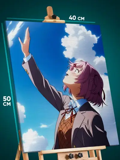 Картина на стену Doki Doki  Игра 40x50