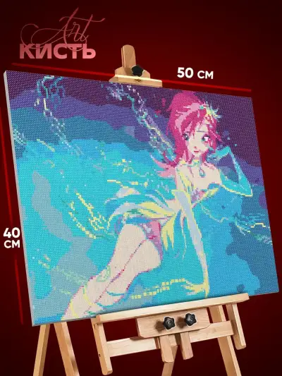 Алмазная мозаика Мультфильмы Клуб Винкс Текна 40x50