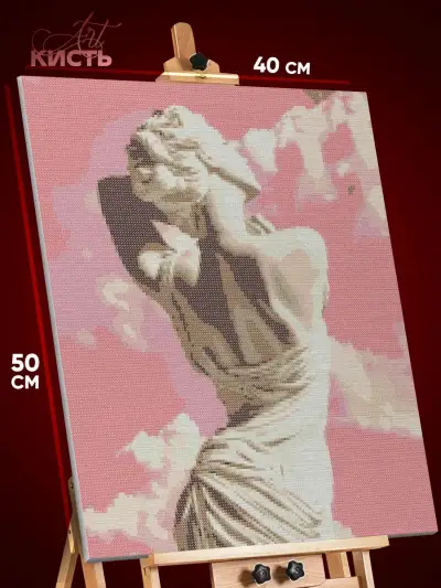 Алмазная мозаика Статуя эстетика девушка 40x50