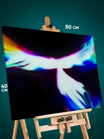 Картина на стену Абстракция птица 40x50