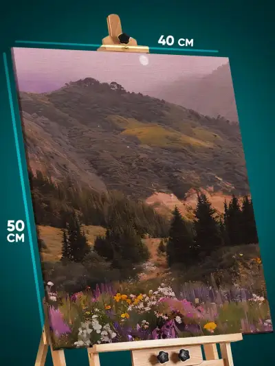 Картина на стену Пейзаж летний природа тропа 40x50