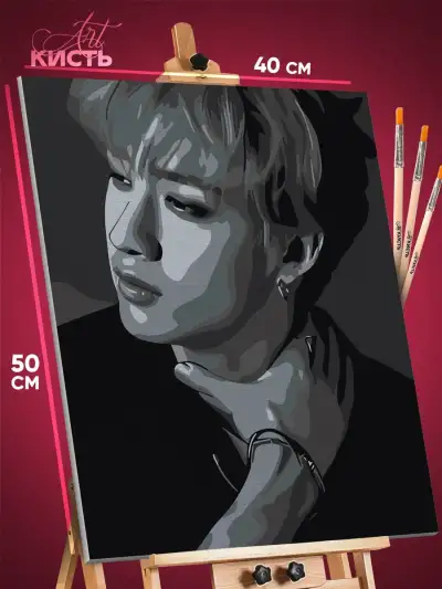 Картина по номерам К-Поп музыка Stray Kids 40x50