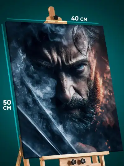 Картина на стену X-Men Росомаха 40x50