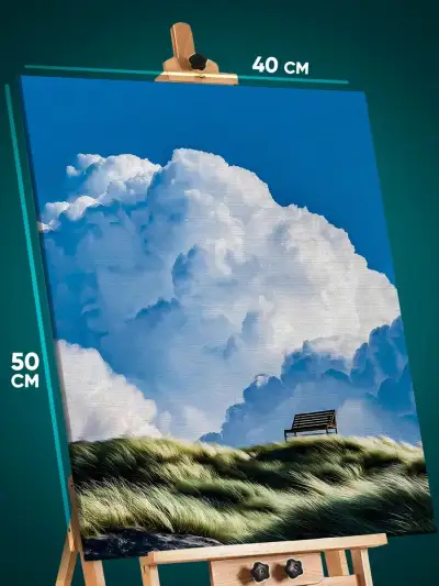 Картина на стену Пейзаж летний облака небо 40x50