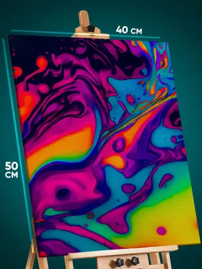 Картина на стену Абстракция волны 40x50