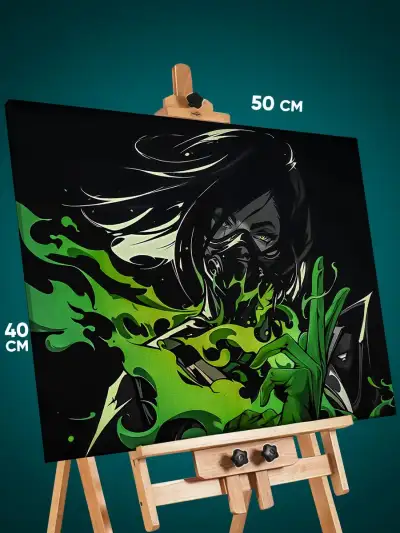 Картина на стену Valorant Игра Вайпер 40x50