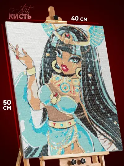 Алмазная мозаика Monster High Аниме-арт девушка 40x50
