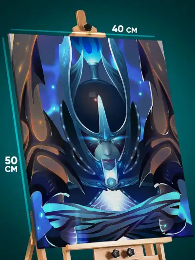 Картина на стену Dota 2 Игра Фантом Ассасин 40x50