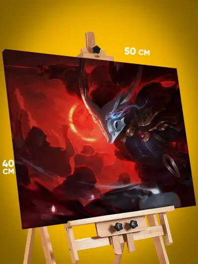 Картина на стену League Of Legends Игра Ясуо 40x50