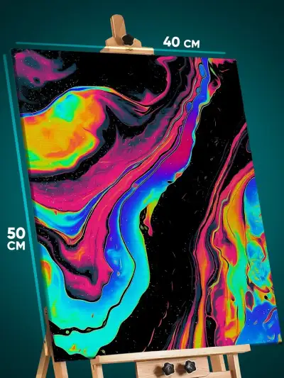 Картина на стену Абстракция волны 40x50