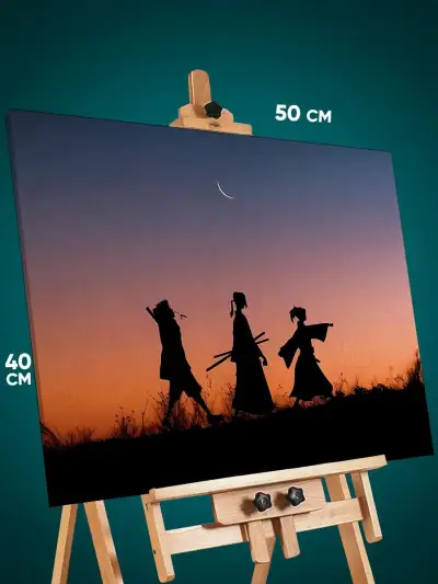 Картина на стену Самурай Чамплу Аниме 40x50