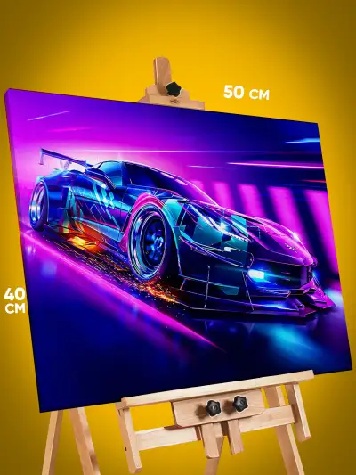 Картина на стену Need for Speed игра авто 40x50