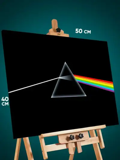 Картина на стену Музыка рок Pink Floyd абстракция 40x50