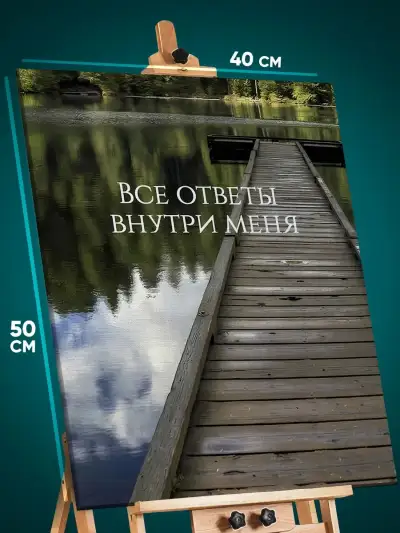 Картина на стену Мотивация 40x50