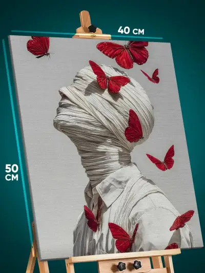 Картина на стену Человек Арт сюрреализм 40x50