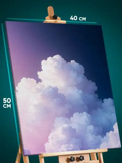 Картина на стену Абстракция небо облака 40x50