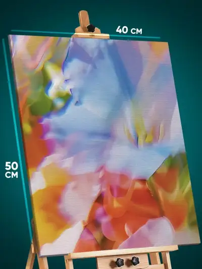Картина на стену Абстракция цветок 40x50