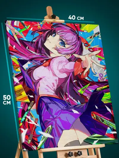 Картина на стену Monogatari Аниме Цикл Историй 40x50