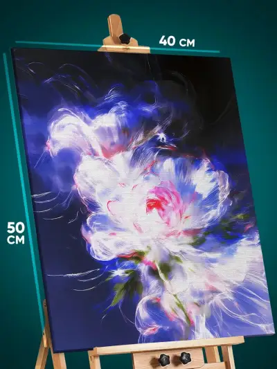 Картина на стену Абстракция цветок 40x50