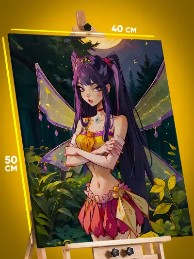 Картина на стену Мультфильмы Клуб Винкс Муза 40x50