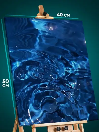 Картина на стену Абстракция волны 40x50