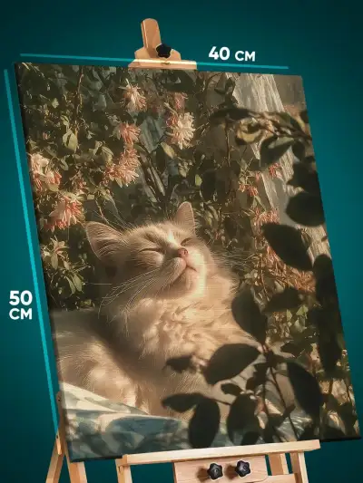 Картина на стену Котики спит 40x50