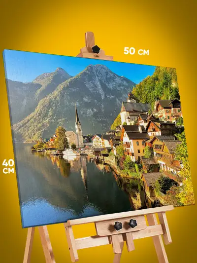 Картина на стену Пейзаж природа Австрия озеро 40x50