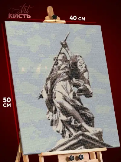 Алмазная мозаика Статуя ангел 40x50