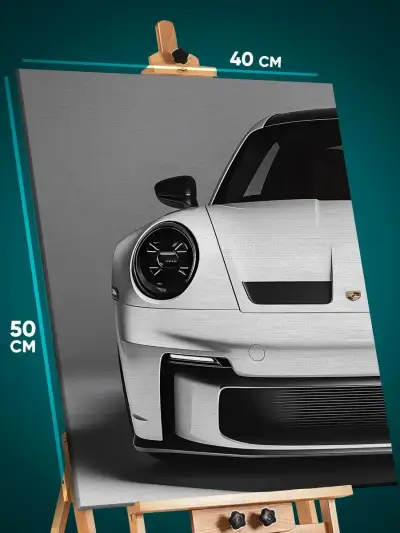 Картина на стену Авто Porshe Порше 40x50