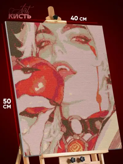 Алмазная мозаика Геншин Импакт Аратаки Итто 40x50