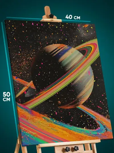 Картина на стену Космос планеты 40x50