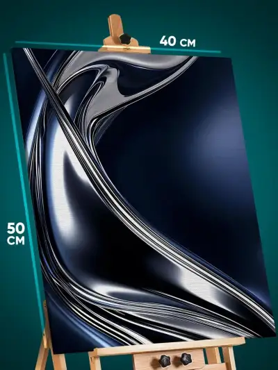 Картина на стену Абстракция волны 40x50