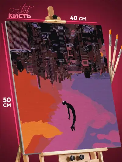Картина по номерам Marvel Человек-паук Майлз Моралес 40x50