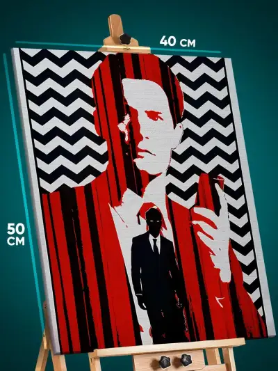 Картина на стену Сериалы Кино Твин Пикс 40x50