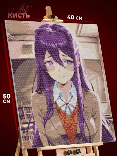 Алмазная мозаика Doki Doki  Игра 40x50