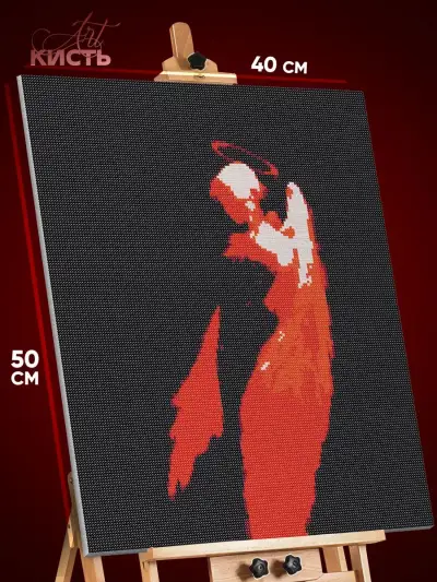 Алмазная мозаика Религия ангел 40x50