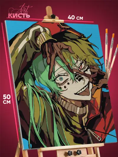 Картина по номерам Vocaloid Мику Хатсуне 40x50