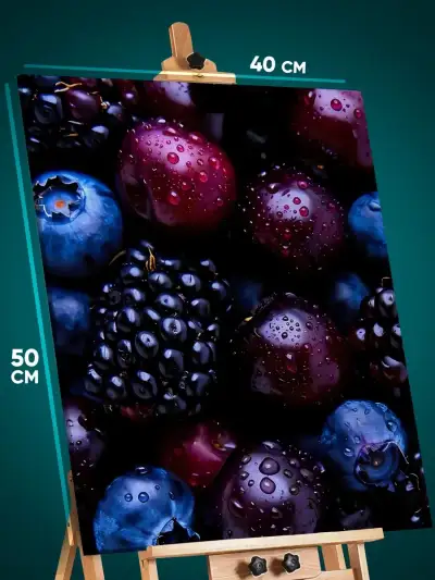 Картина на стену Еда ягода 40x50
