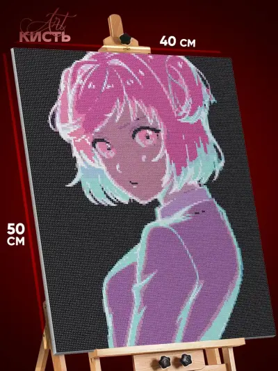 Алмазная мозаика Doki Doki  Игра 40x50
