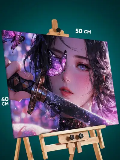 Картина на стену Клинок рассекающий демонов Аниме Кочо 40x50