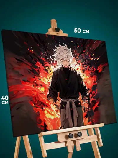 Картина на стену Адский Рай Аниме Габимару 40x50
