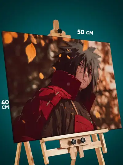 Картина на стену Наруто Аниме Мадара Учиха 40x50