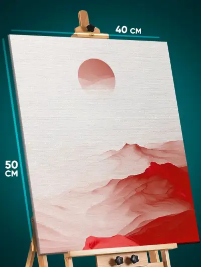 Картина на стену Пейзаж Япония абстракция 40x50