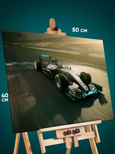 Картина на стену Авто болид формула 1 гонки 40x50