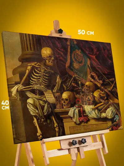 Картина на стену Репродукция Memento mori 40x50