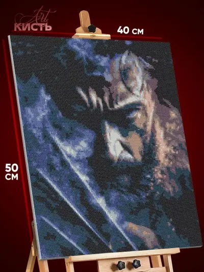 Алмазная мозаика X-Men Росомаха 40x50